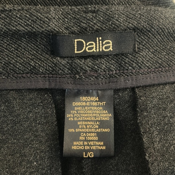 Dalia Charcoal Gray Stretchy Comfortable Business Career Pull On Pant Size Large - Picture 6 of 6